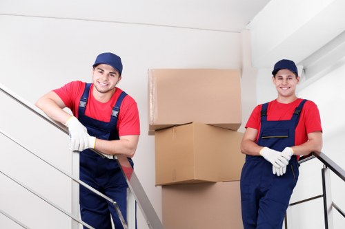 Secure document storage boxes arranged for local Roehampton customers