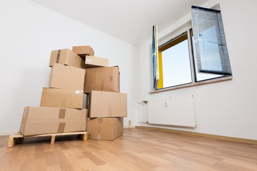 Storage units in Roehampton used for household belongings