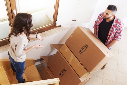 Preparing furniture for storage with careful packing and local collection