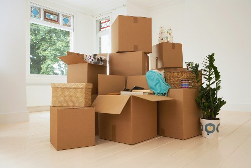 Careful packing and handling of household items for storage